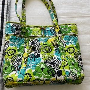 Vera Bradley Lime’s Up XL Vera Toggle Tote